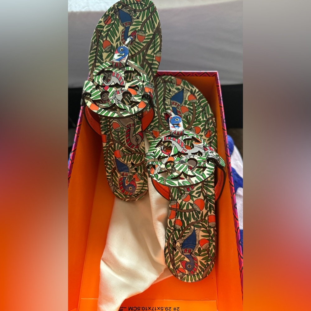 Tory Burch Tropical Print Women Sandals🌴